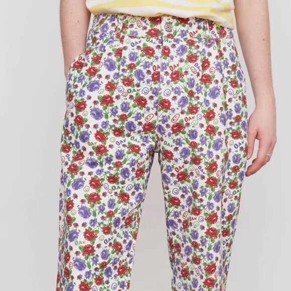 Lazy Oaf Blooming Marvellous Pants I Size 6 - Picture 3 of 9